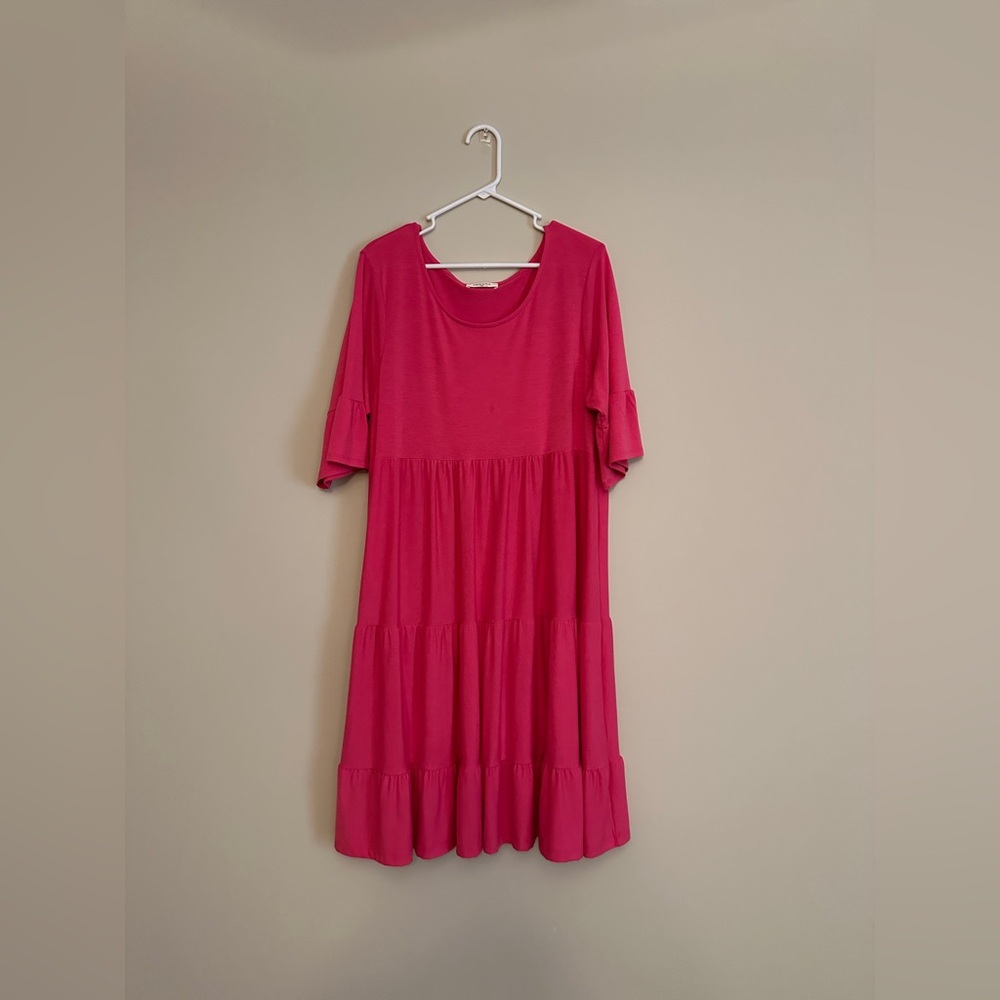 Zenana 2X Pink Dress